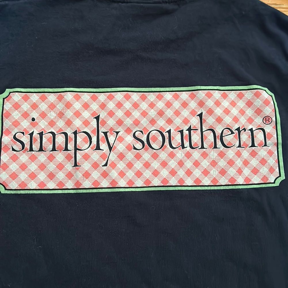 Simply Southern Navy Blue Long Sleeve T shirt - Picture 6 of 6